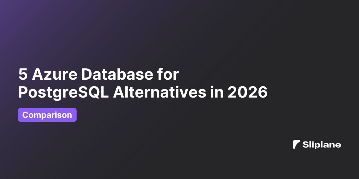 5 Azure Database for PostgreSQL Alternatives in 2026