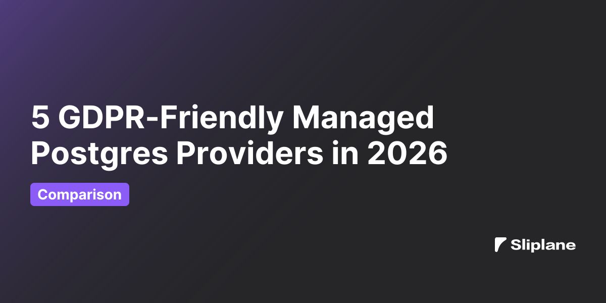 5 GDPR-Friendly Managed Postgres Providers in 2026