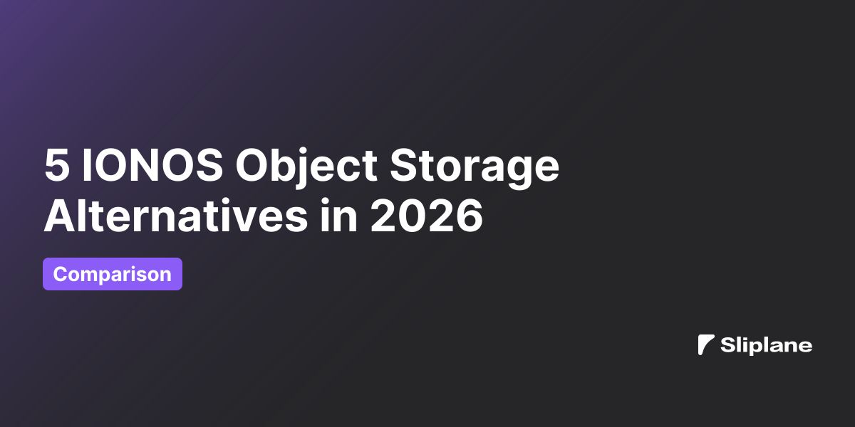 5 IONOS Object Storage Alternatives in 2026