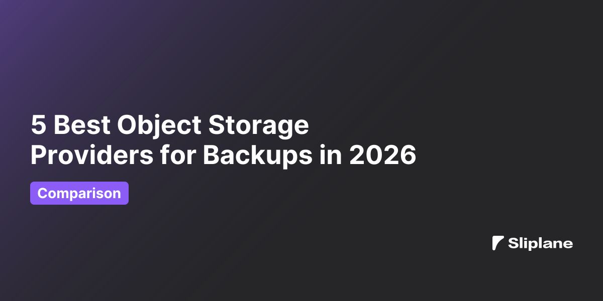 5 Best Object Storage Providers for Backups in 2026