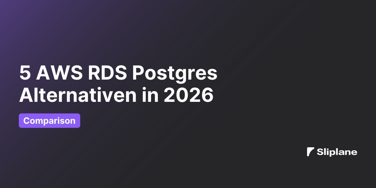 5 AWS RDS Postgres Alternativen in 2026