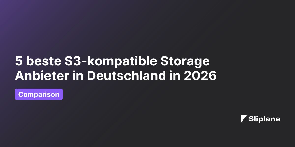 5 beste S3-kompatible Storage Anbieter in Deutschland in 2026