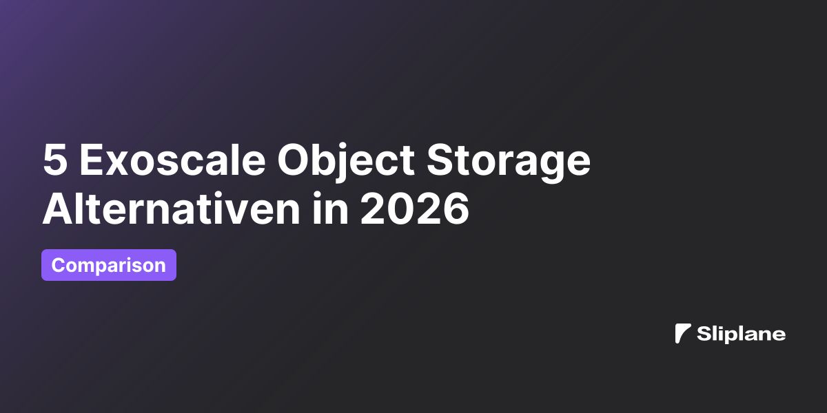 5 Exoscale Object Storage Alternativen in 2026