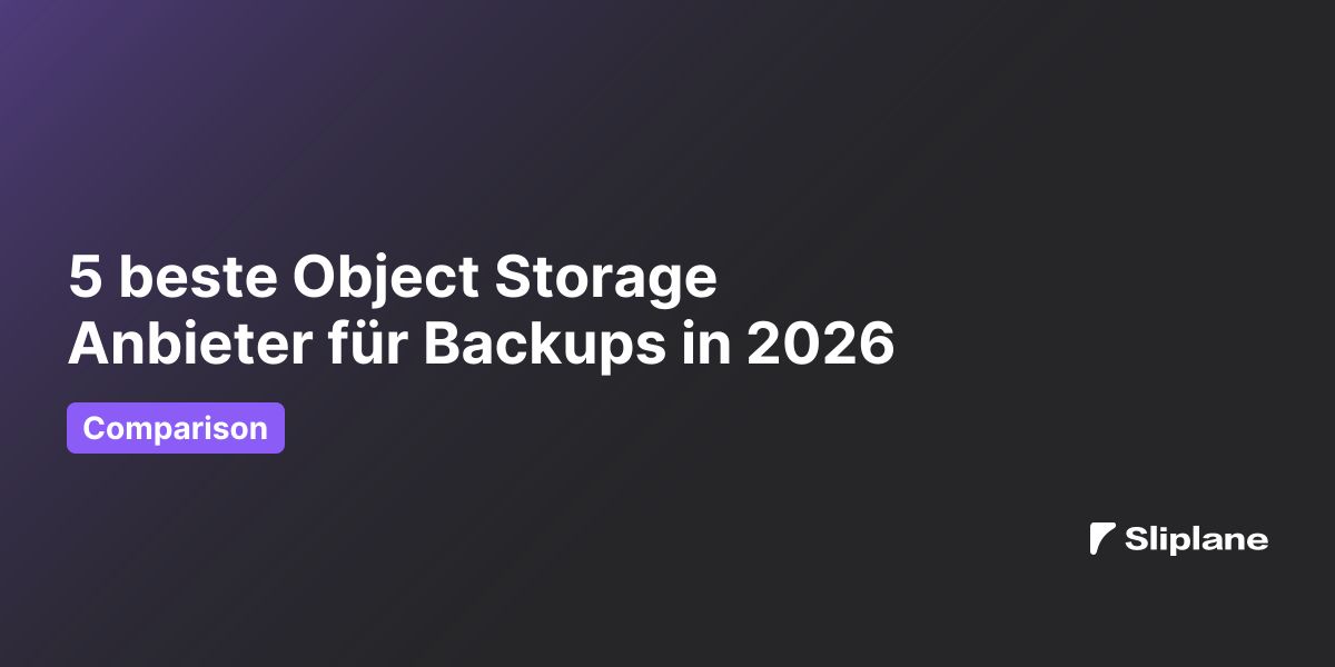 5 beste Object Storage Anbieter für Backups in 2026