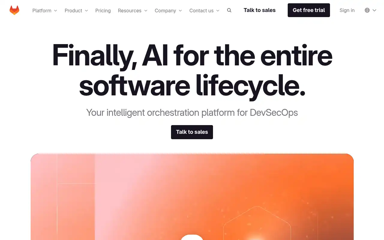 GitLab Landing Page